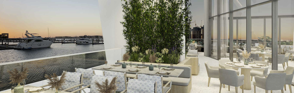 Event with a sea side view