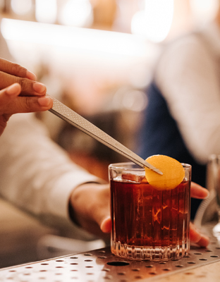 Aperitivo with Italian food