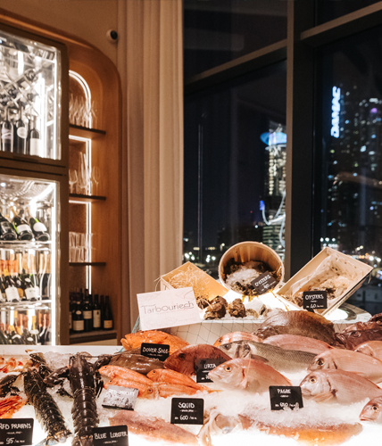 Seafood display